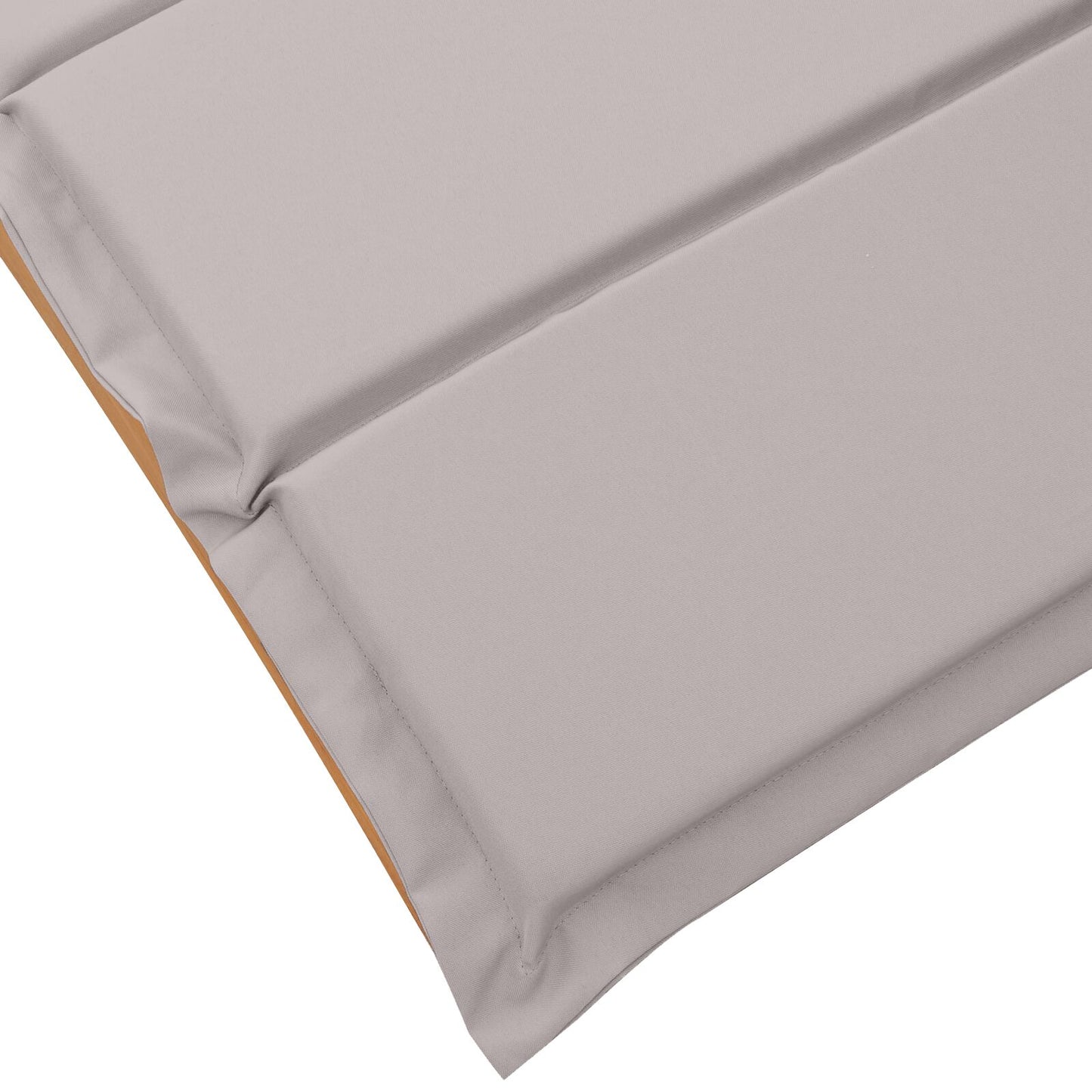 vidaXL Sonnenliegen mit Kissen 2 Stück Taupe aus massivem Akazienholz