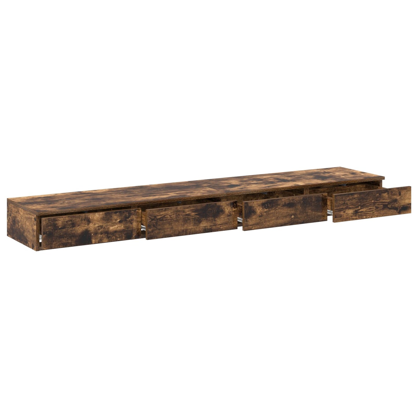 vidaXL Bett-Schubladen in Raucheiche 180x36,5x16,5 cm Ingenieuroh