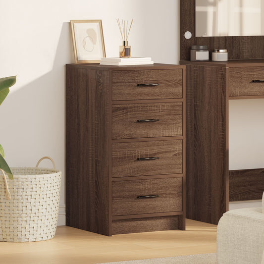 vidaXL Sideboard Braun Eiche 40x41x75 cm Holzwerkstoff