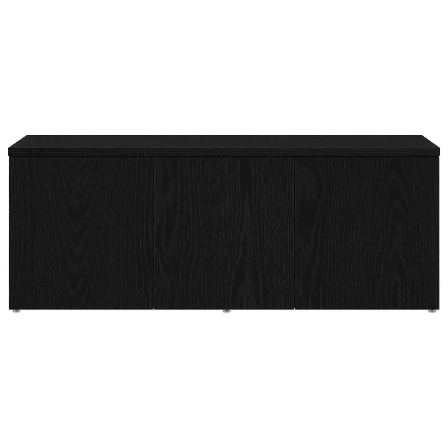 vidaXL TV-Schrank aus schwarzer Eiche, 80x34x30 cm, aus Holzwerkstoff