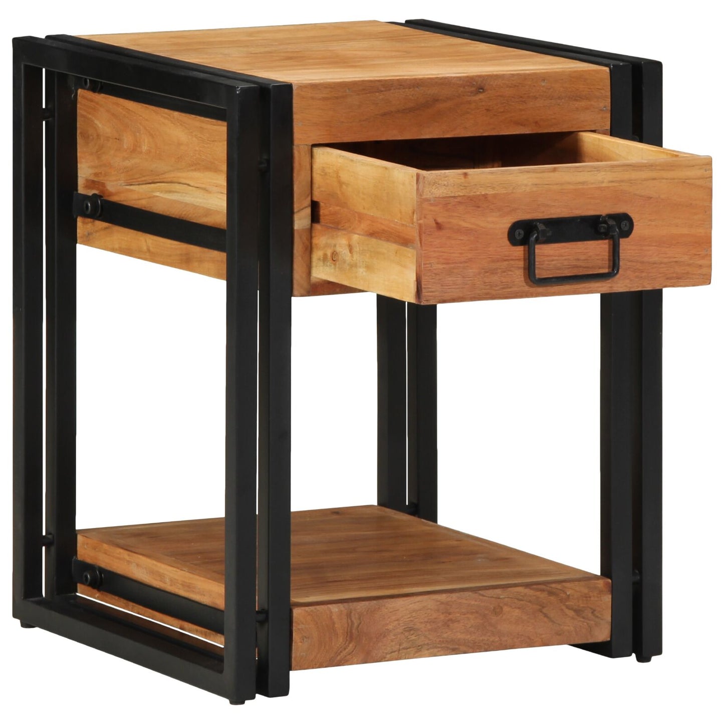 vidaXL Nachttisch 40x40x50 cm Massivholz Akazie