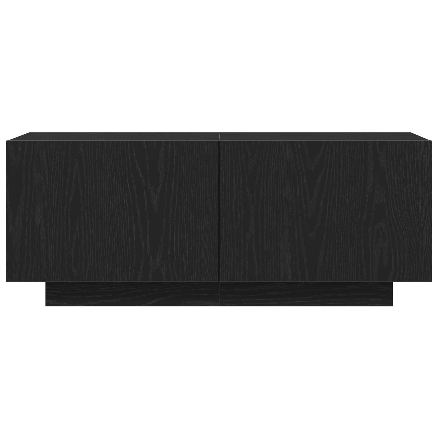 vidaXL TV-Regal Schwarz Eiche 100x35x40 cm Holzwerkstoff
