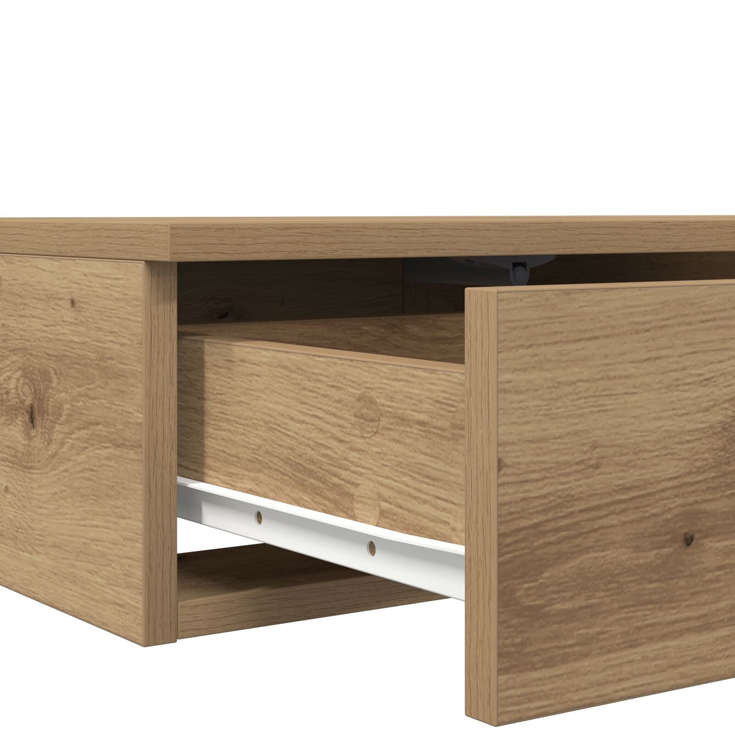 vidaXL Bett-Schubladen Artisan Eiche 75x36,5x16,5 cm aus Holzwerkstoff