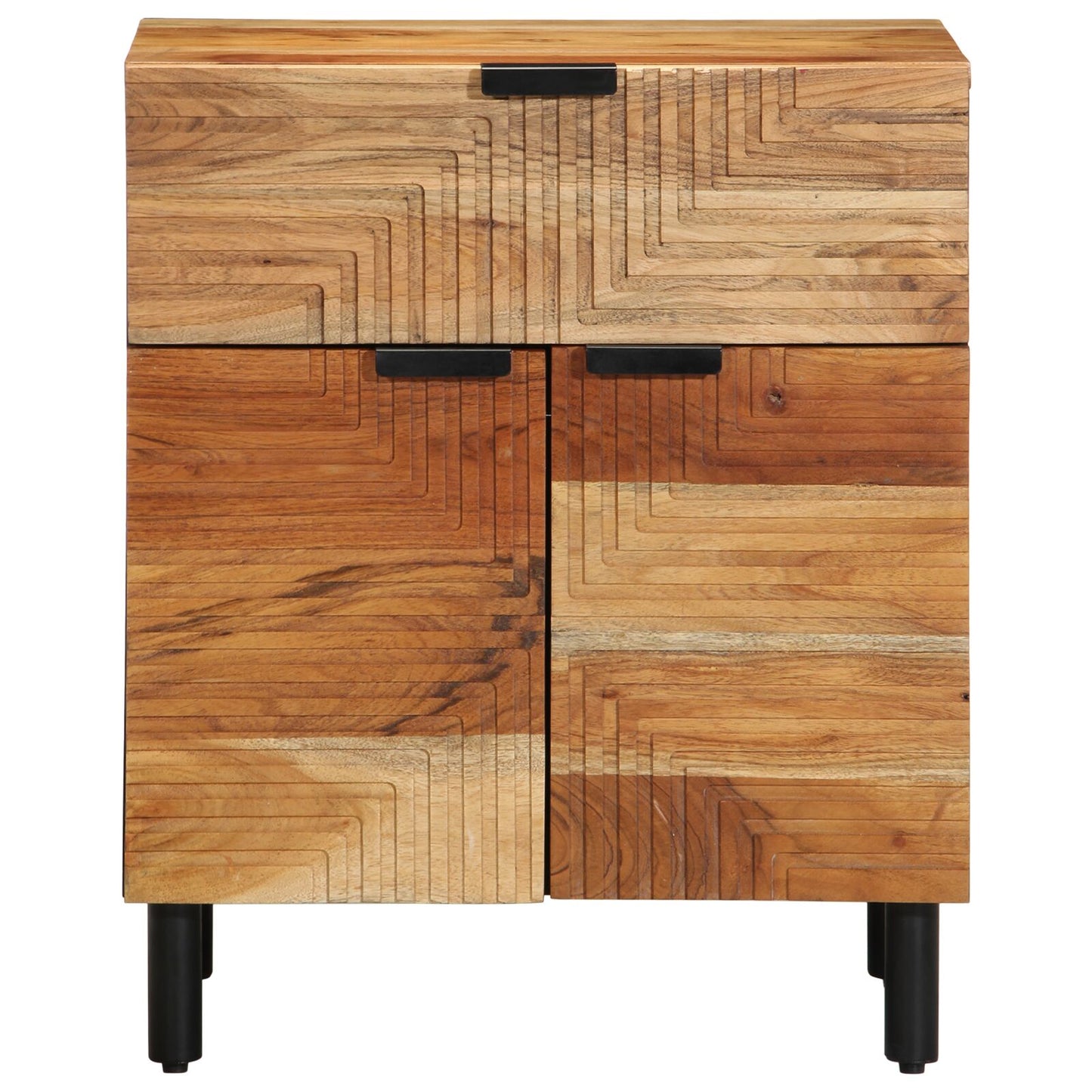 vidaXL Nachttisch 50x33x60 cm Massivholz Akazie