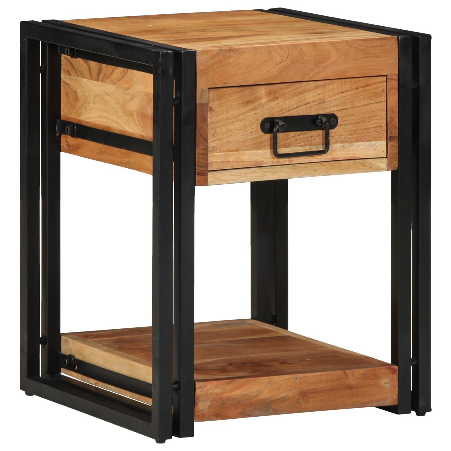 vidaXL Nachttisch 40x40x50 cm Massivholz Akazie