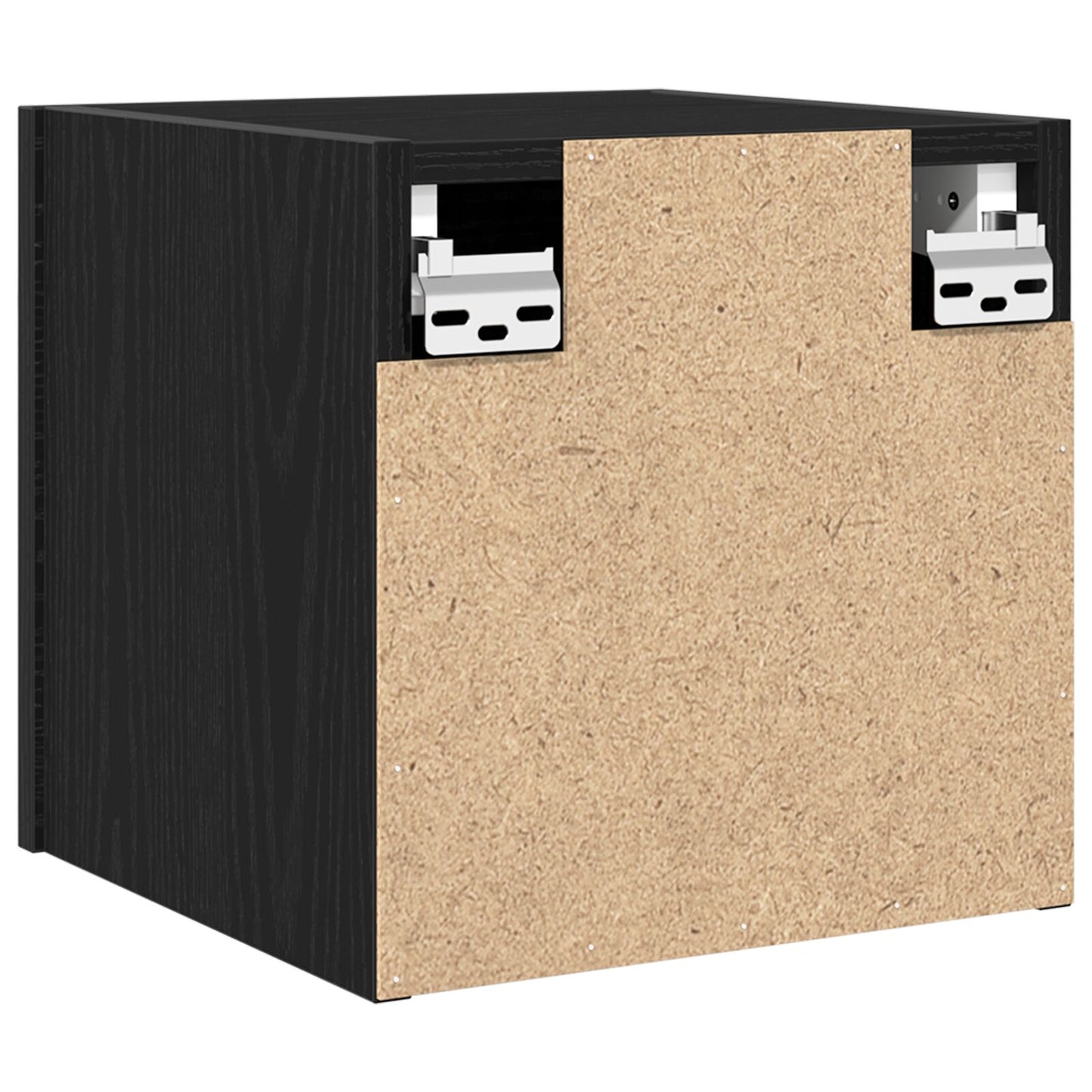 vidaXL Wand-TV-Schrank Schwarz Eiche 30,5x30x30 cm