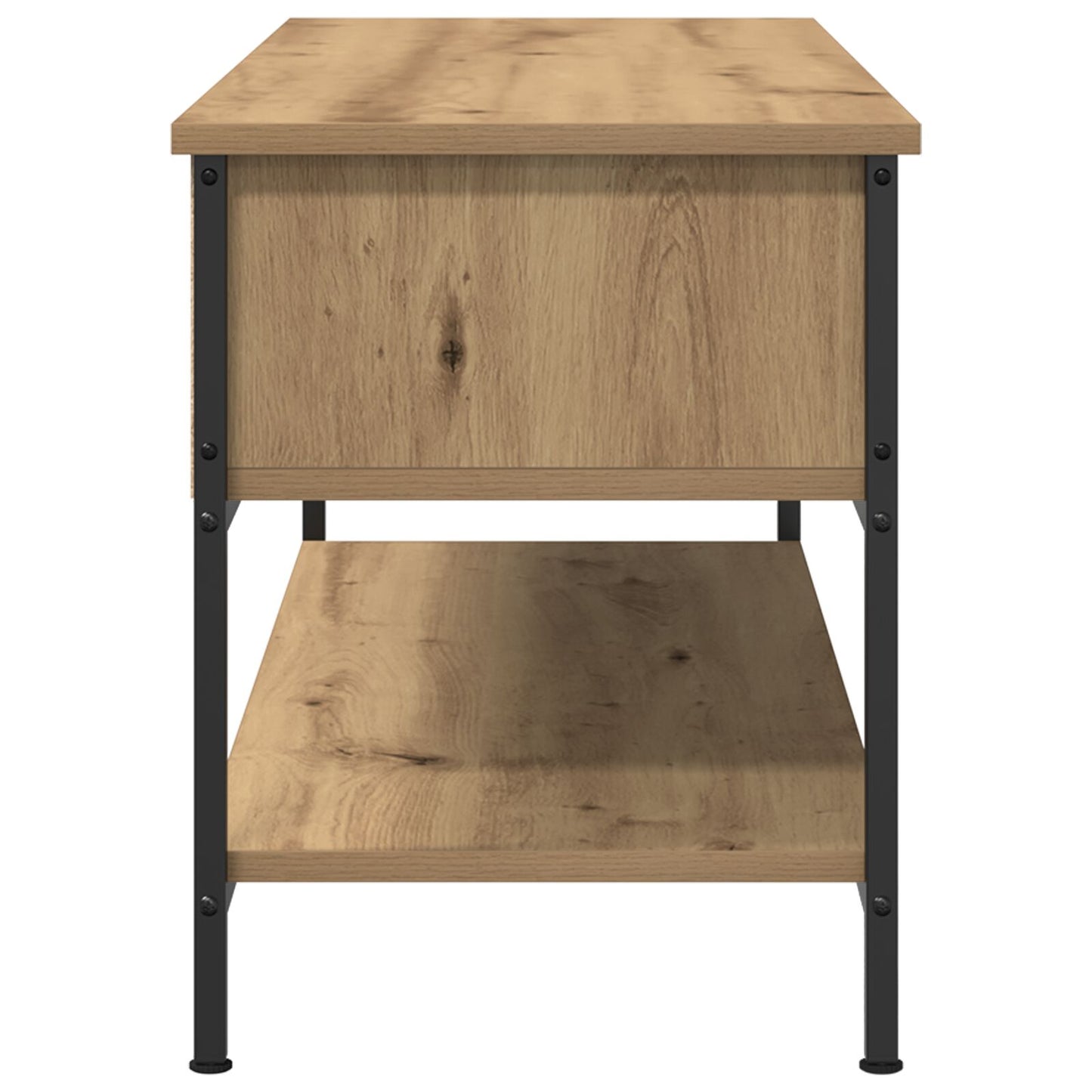 vidaXL TV-Schrank Artisan Eiche 100x35x45 cm Engineering Holz und Stahl