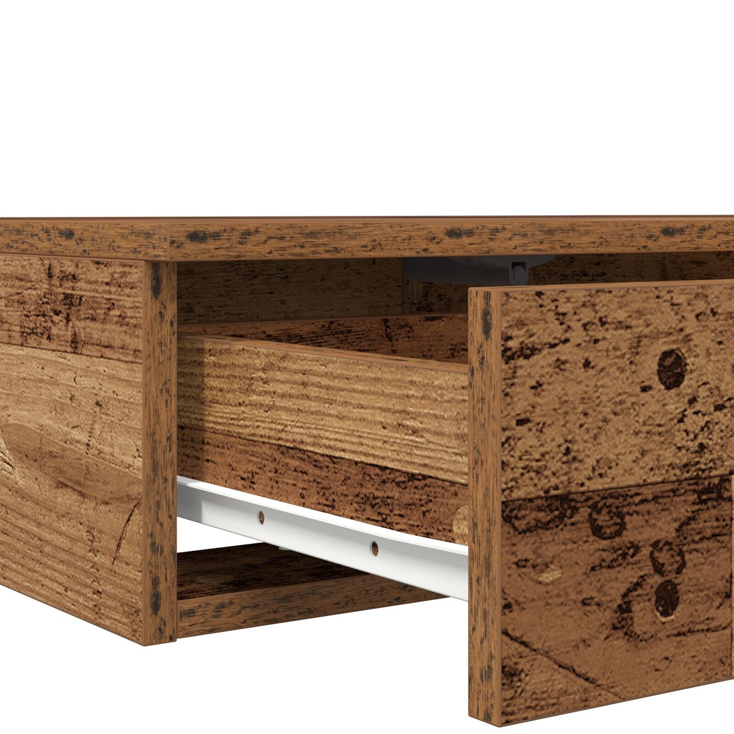 vidaXL Bettlade aus altem Holz 75x36,5x16,5 cm