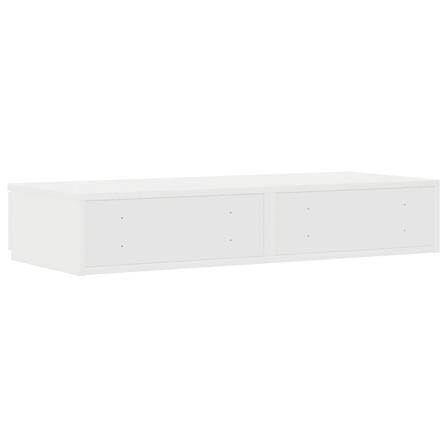 vidaXL Bett Schubladen Weiß 90x36,5x16,5 cm Holzwerkstoff