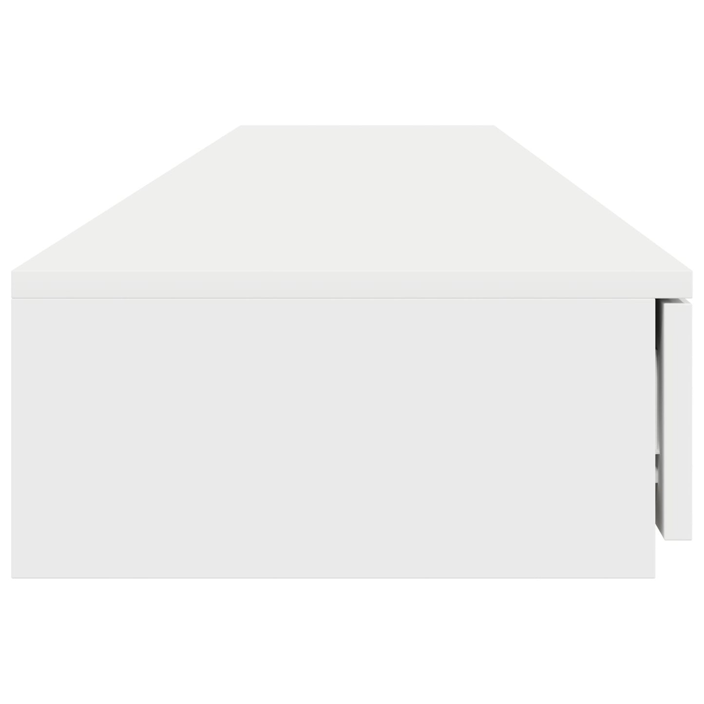 vidaXL Bett-Schubladen Weiß 200x36,5x16,5 cm Spanplatte
