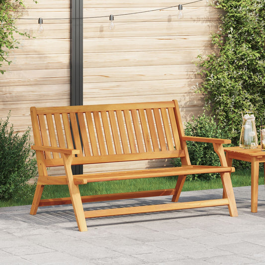 vidaXL Gartenbank 122,5x77x74 cm Massivholz Akazie