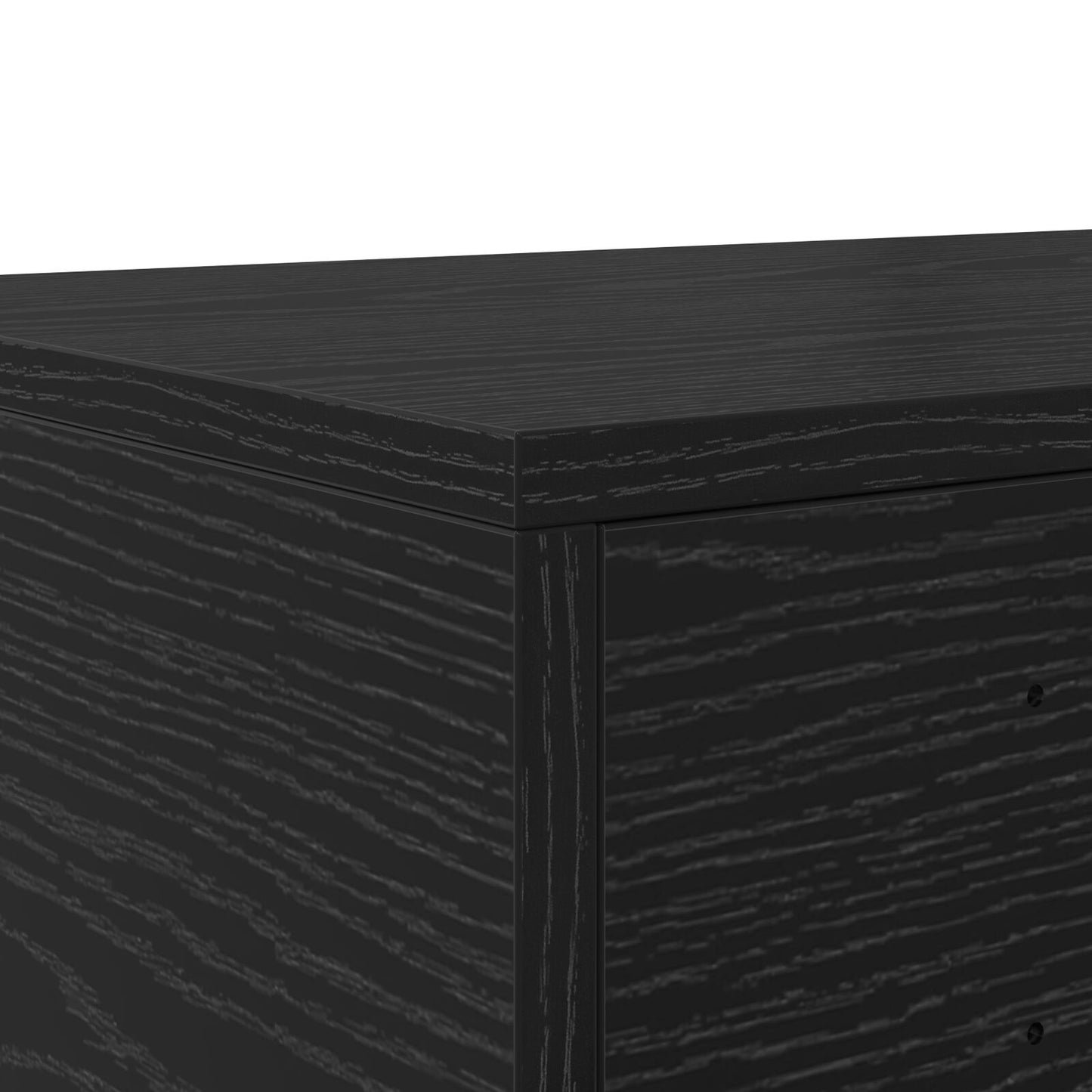 vidaXL Bett-Schubladen Schwarz 75x36,5x16,5 cm Holzwerkstoff