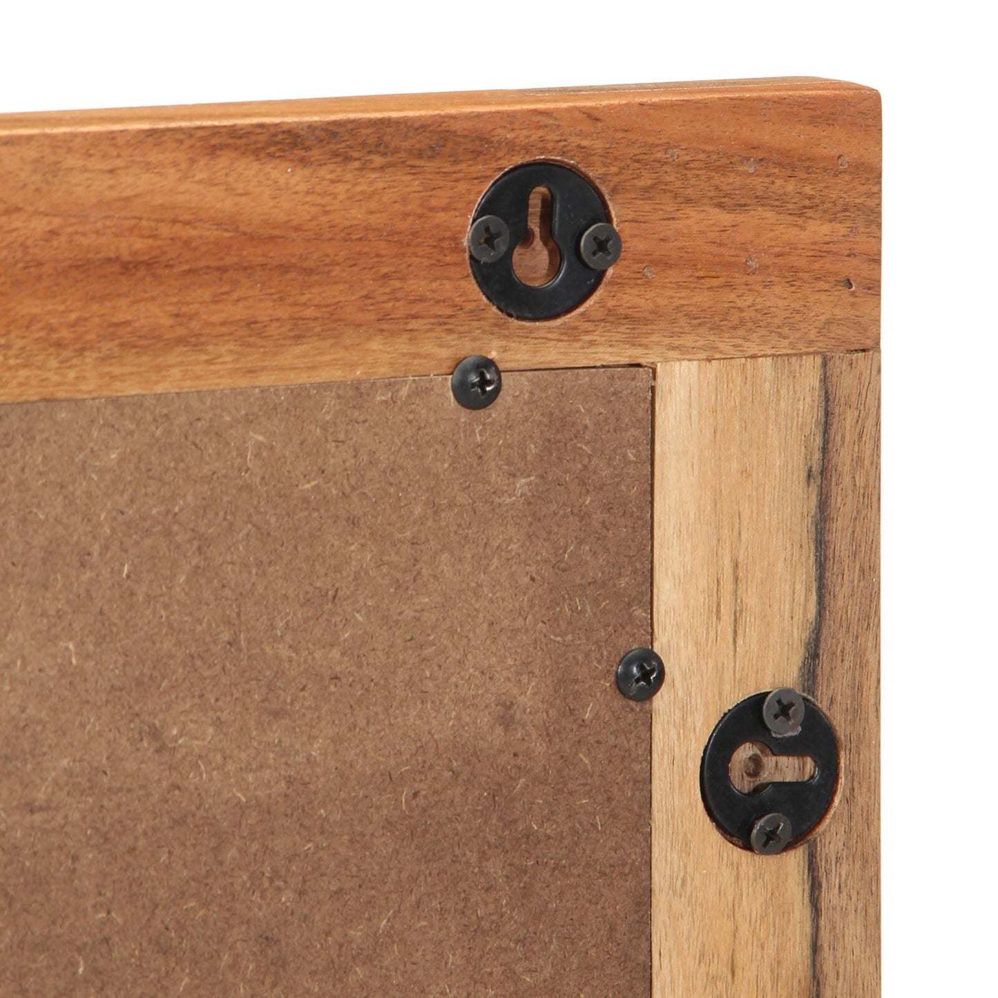 vidaXL Badezimmerspiegel 50x70x3 cm Massivholz Akazie