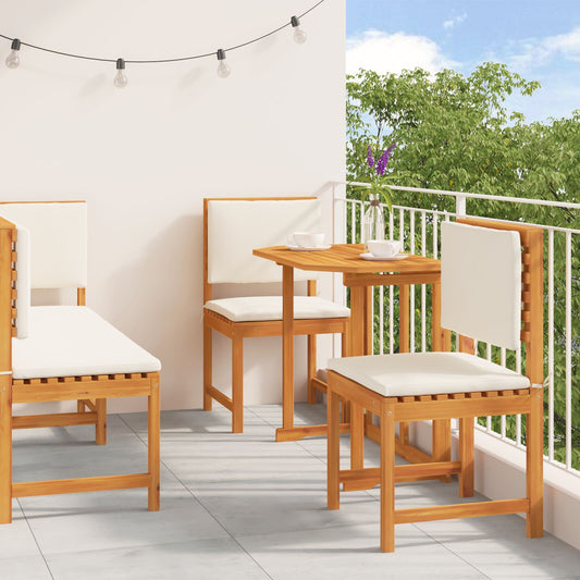 vidaXL 5-teiliges Garten Essset Massivholz Akazie