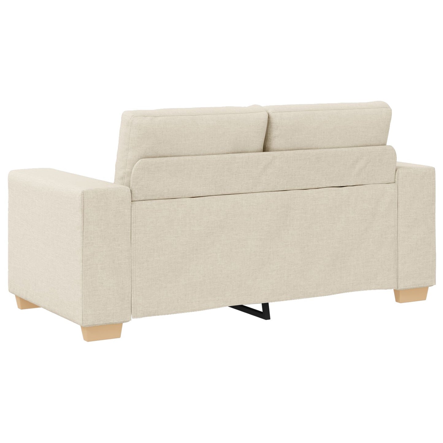 vidaXL 2-teiliges Sofaset mit Kissen Leinen
