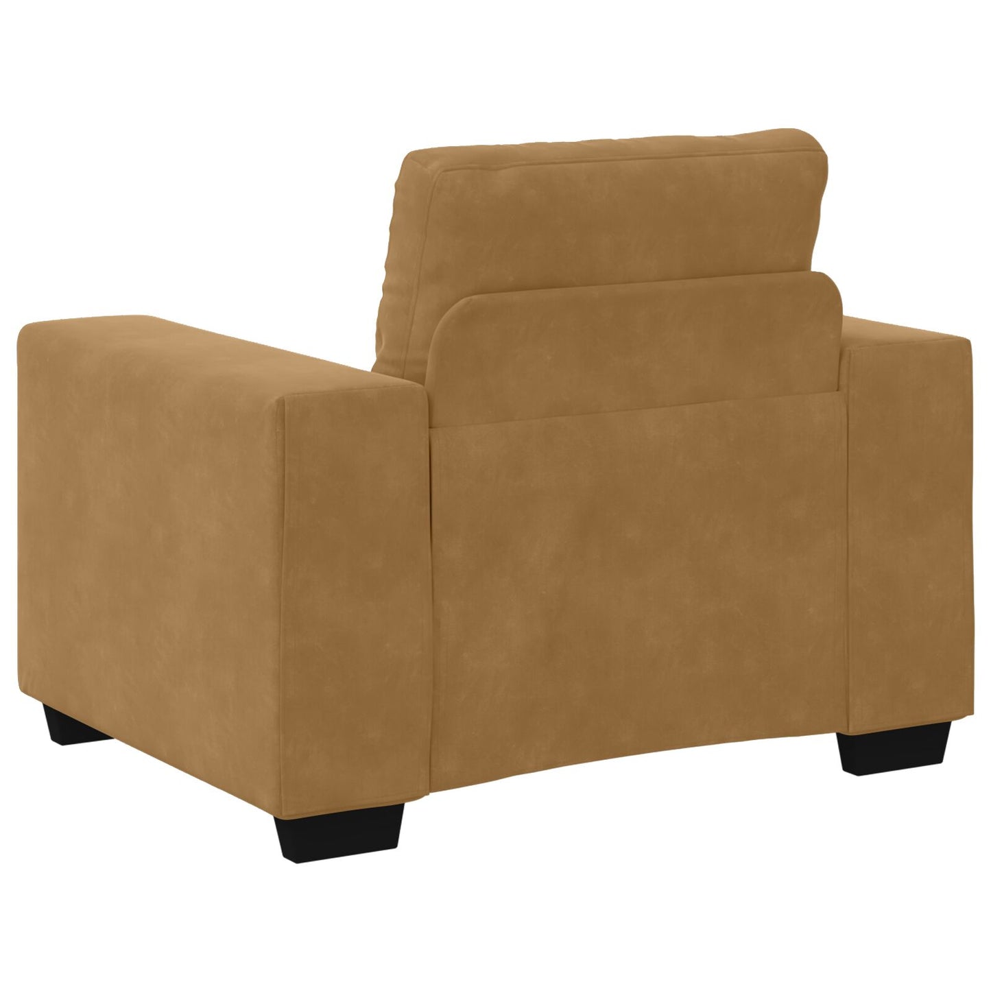 vidaXL 3-teiliges Sofaset mit Kissen aus braunem Samt