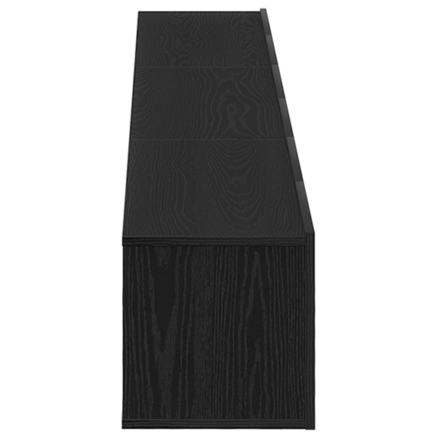 vidaXL 3-teilige TV-Cabinet-Set Schwarz aus Holzwerkstoff