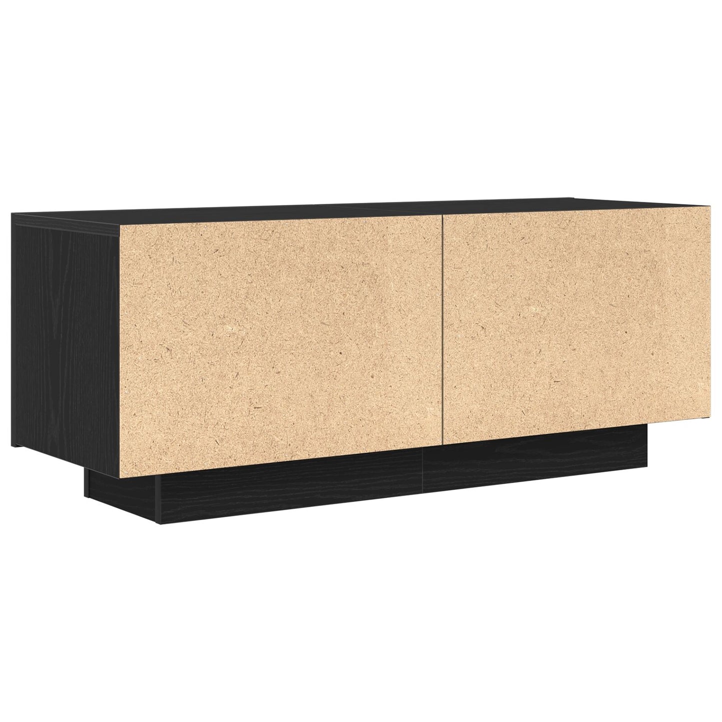 vidaXL TV-Regal Schwarz Eiche 100x35x40 cm Holzwerkstoff