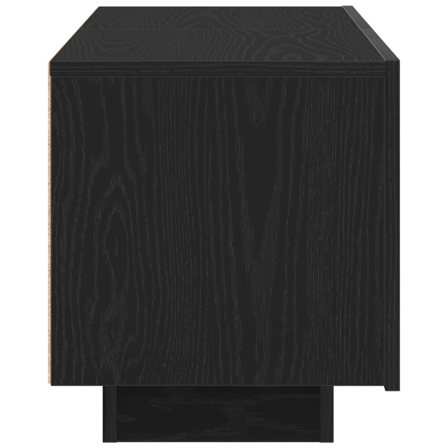 vidaXL TV-Regal Schwarz Eiche 100x35x40 cm Holzwerkstoff