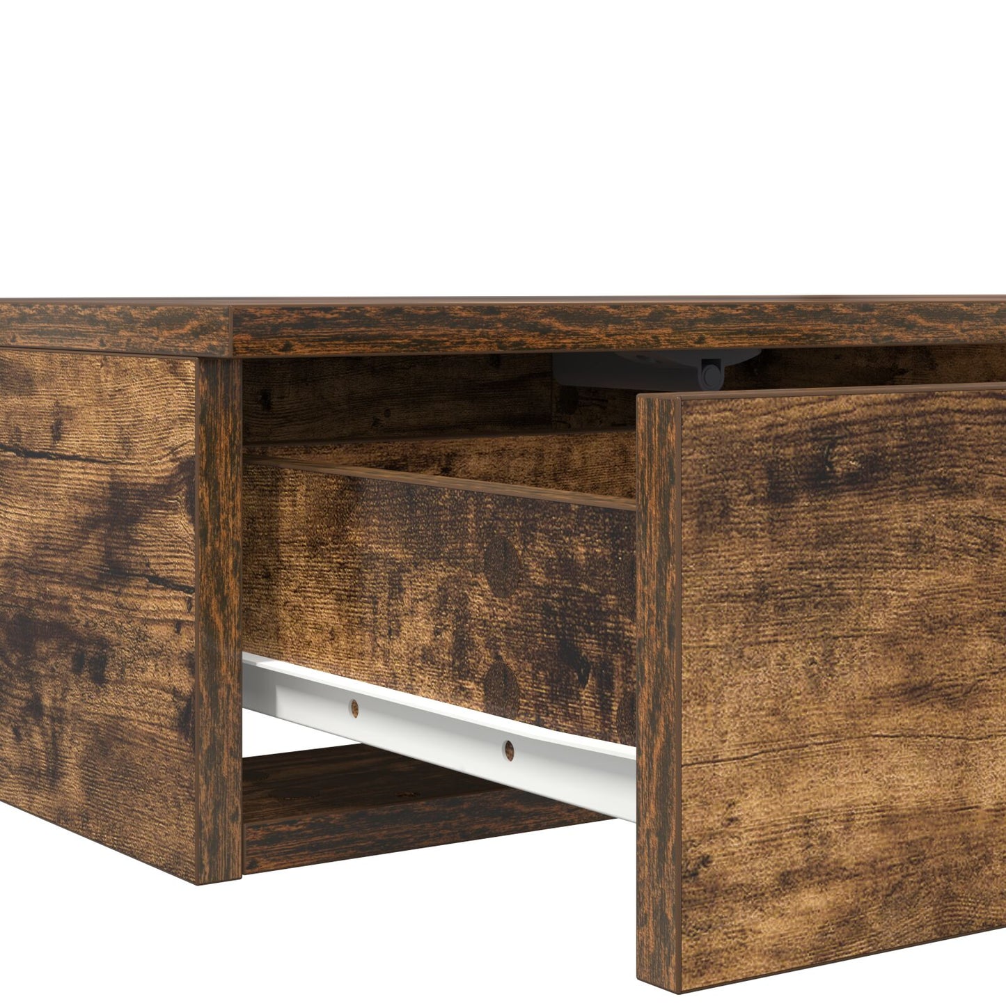 vidaXL Bett-Schubladen in Raucheiche 180x36,5x16,5 cm Ingenieuroh