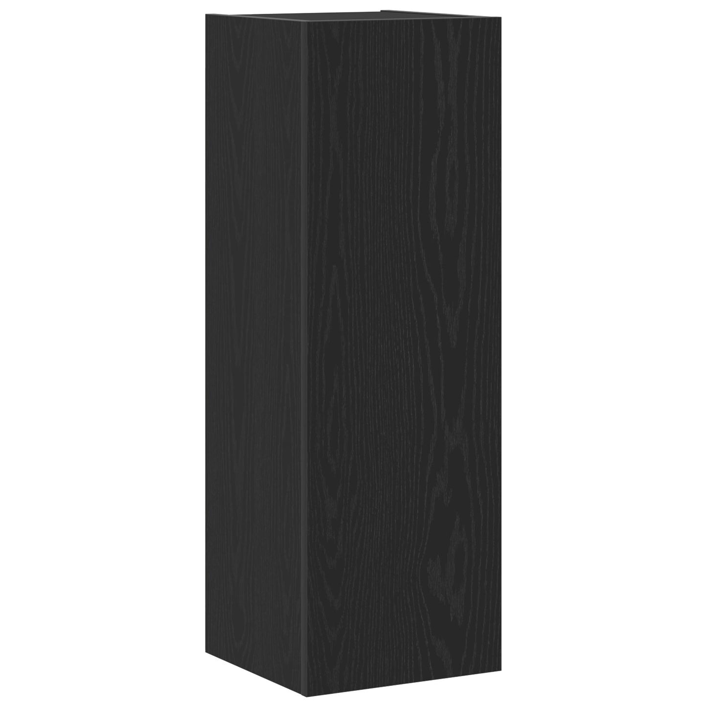 vidaXL Wand-TV-Schrank Schwarz Eiche 30,5x30x90 cm aus Holzwerkstoff