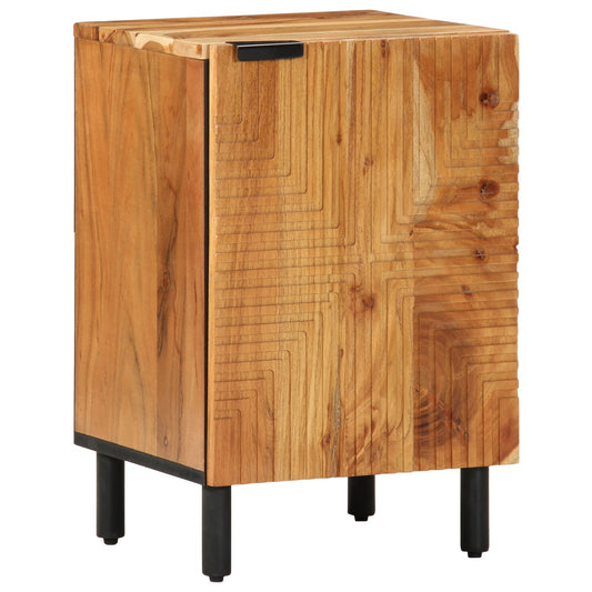 vidaXL Badezimmer Schrank 38x33,5x58 cm Massivholz Akazie