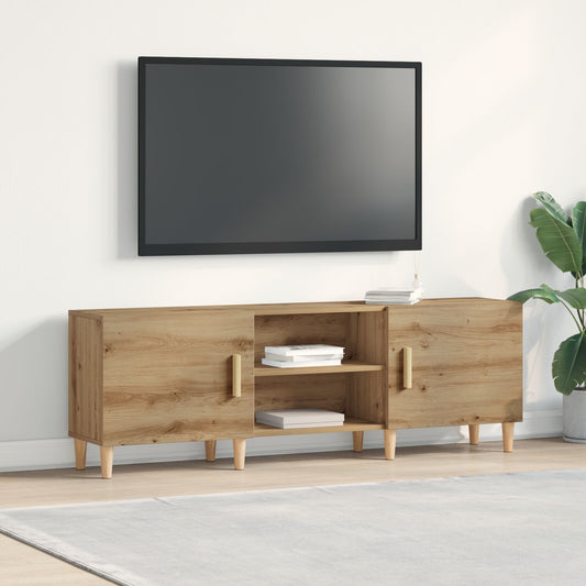vidaXL TV-Schrank aus Artisan Eiche - 150x30x50 cm - Hergestellt aus Holzwerkstoffen