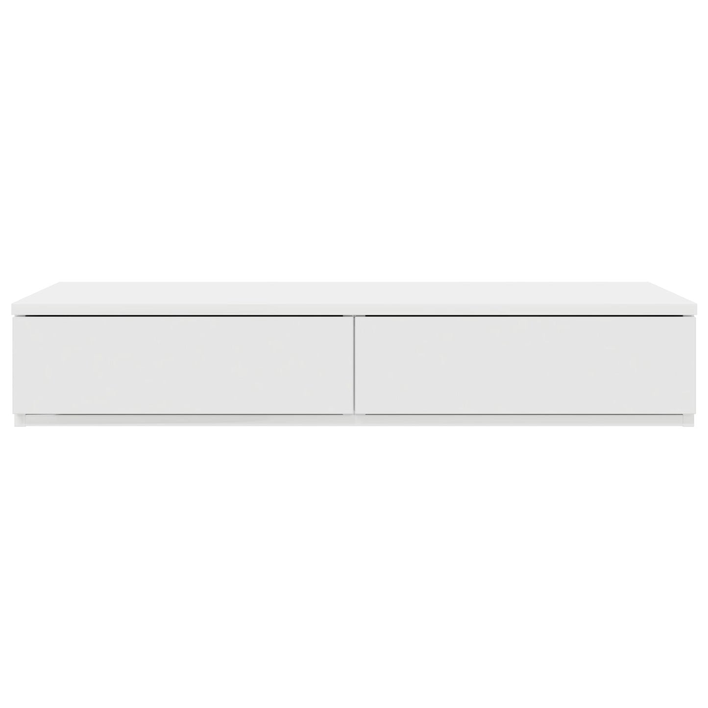 vidaXL Bett Schubladen Weiß 90x36,5x16,5 cm Holzwerkstoff