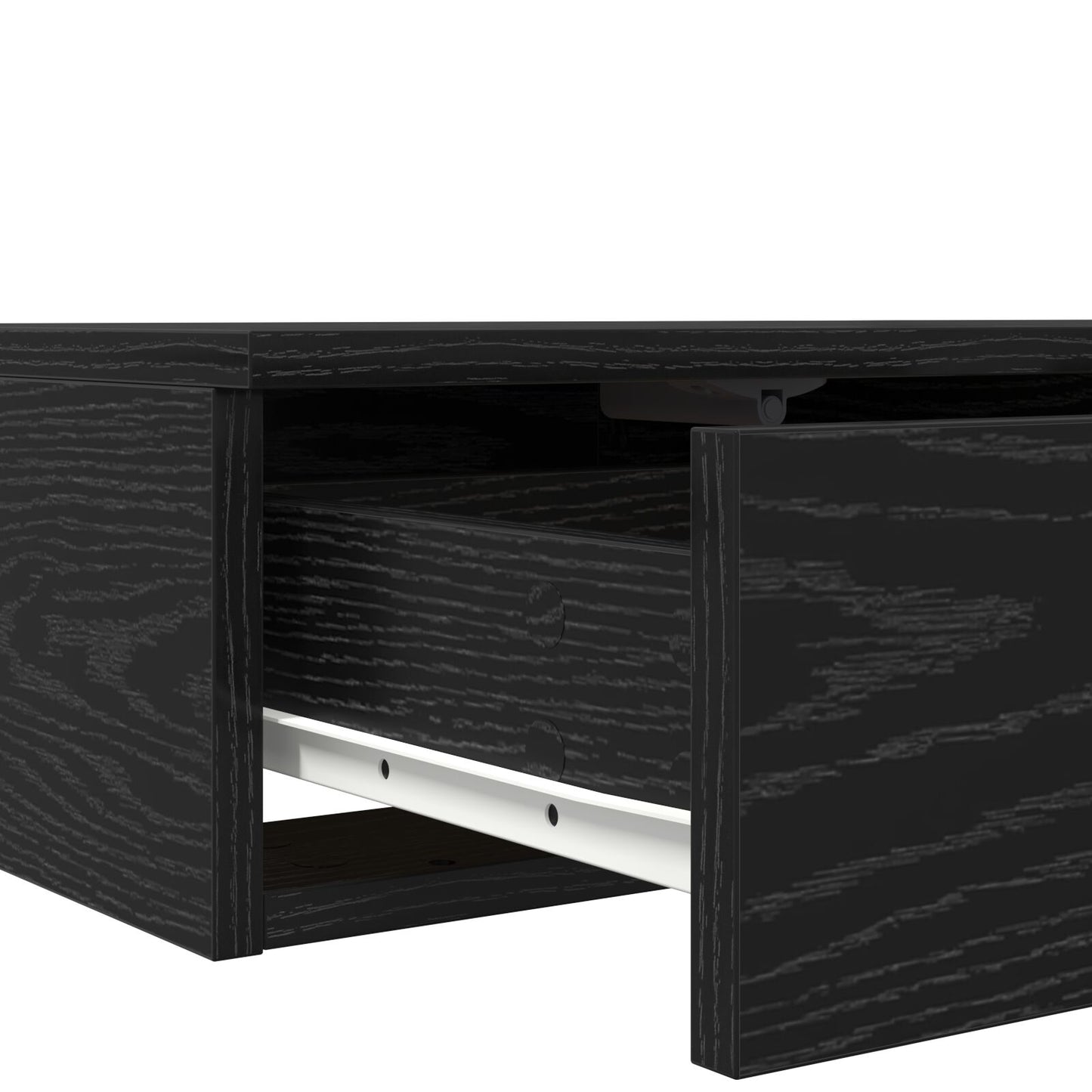 vidaXL Bett-Schubladen Schwarz 75x36,5x16,5 cm Holzwerkstoff