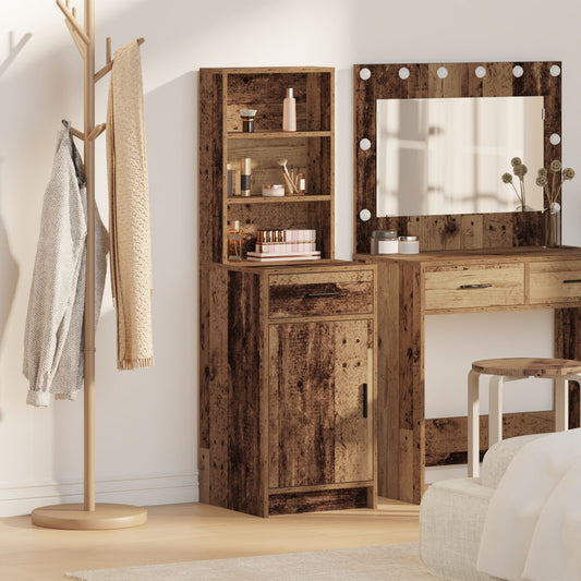 vidaXL Highboard Altes Holz 40x41x135 cm