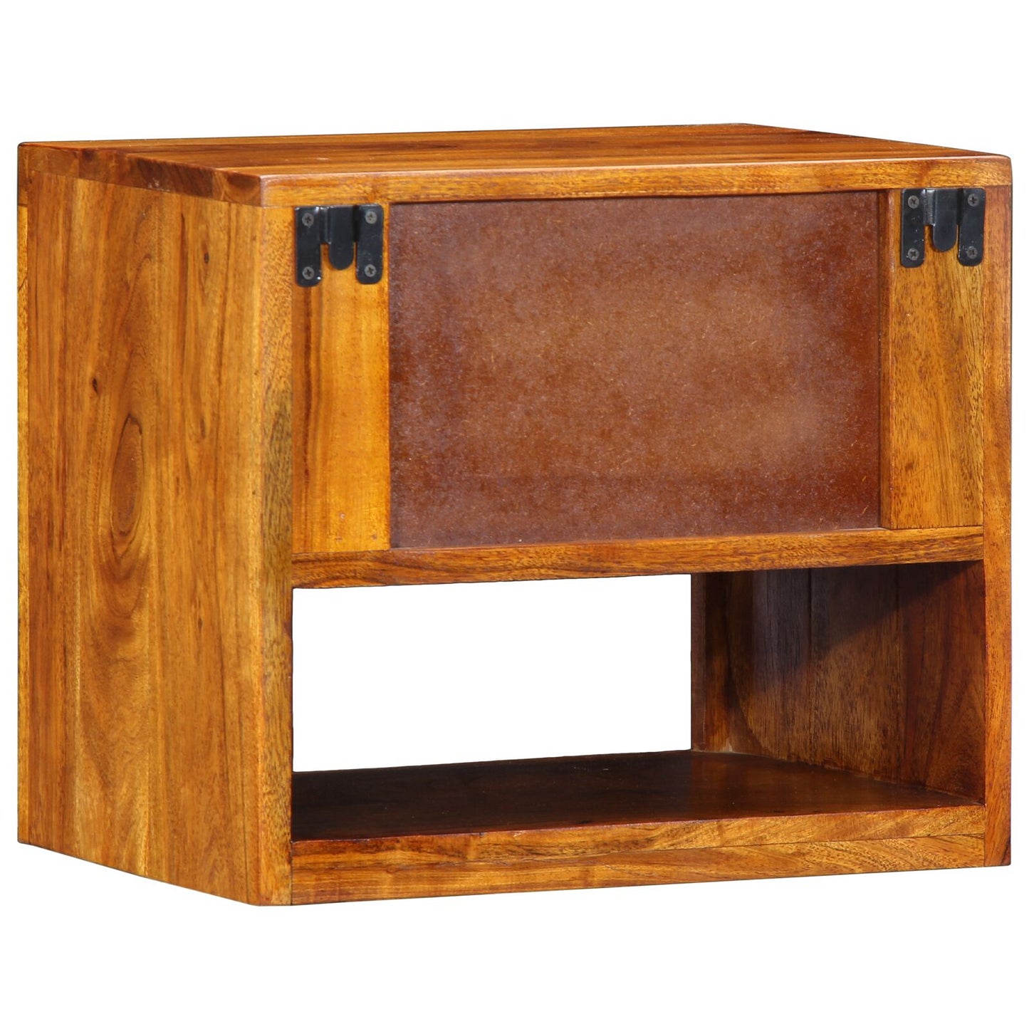 vidaXL Nachttische 2 Stück 40x35x35 cm Massivholz Akazie