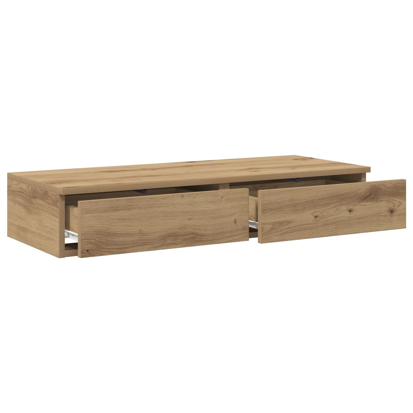 vidaXL Bett-Schubladen Artisan Eiche 75x36,5x16,5 cm aus Holzwerkstoff