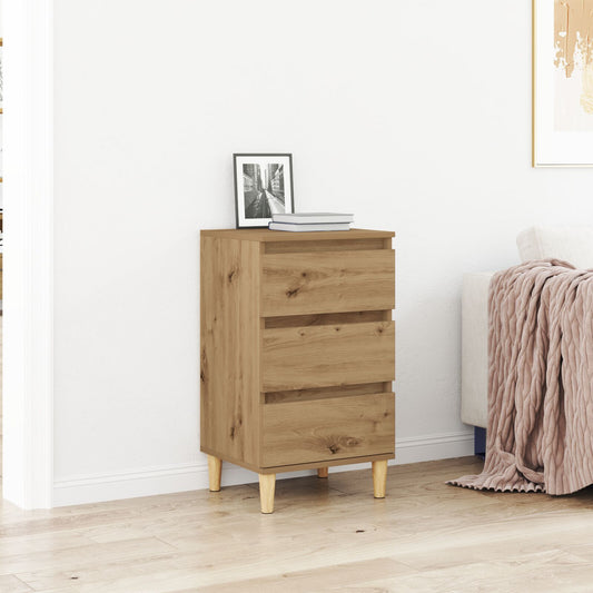 vidaXL Nachttisch Artisan Eiche 40x35x70 cm Holzwerkstoff