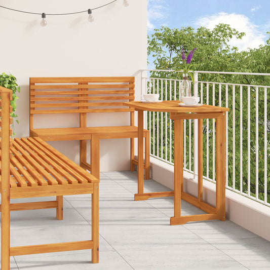 vidaXL 5-teiliges Garten-Esszimmer-Set aus massivem Akazienholz