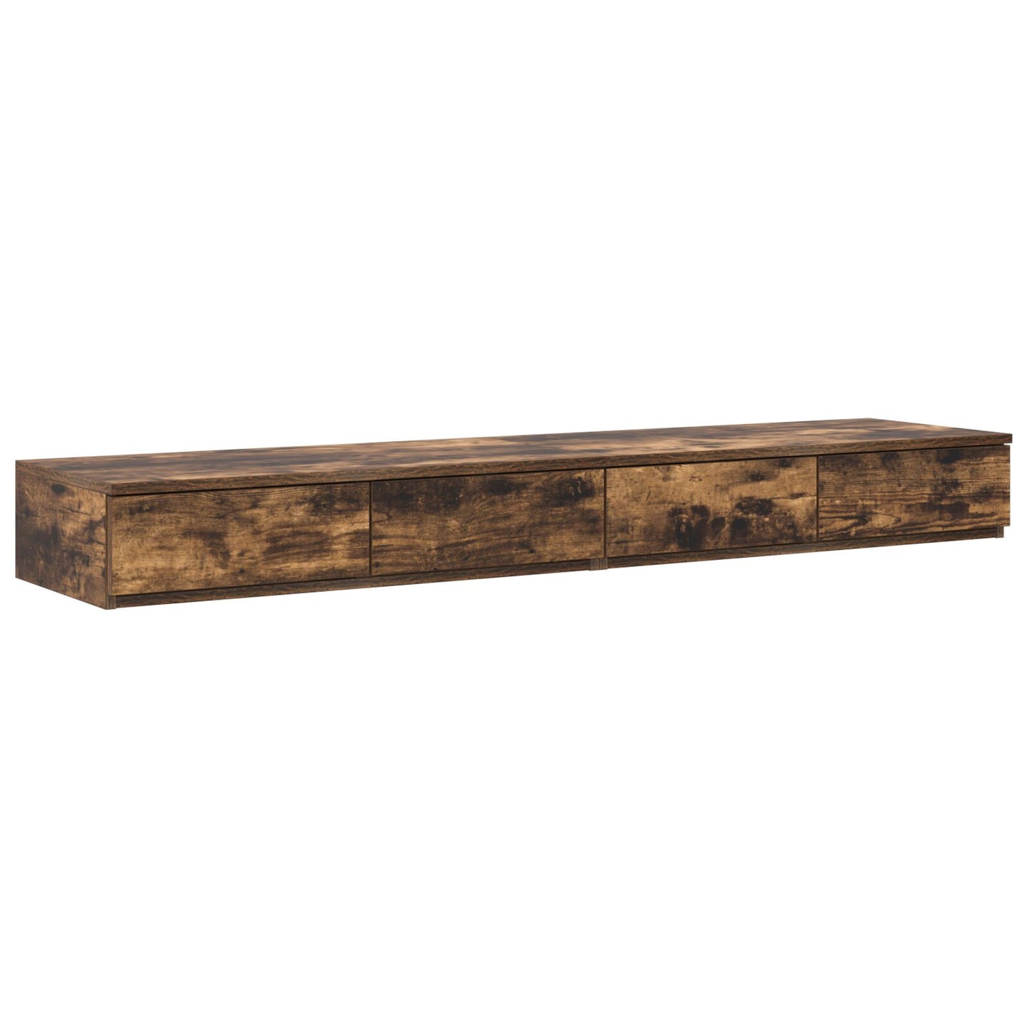vidaXL Nachttisch Geräucherte Eiche Holzwerkstoff 160 x 36,5 x 16,5 cm