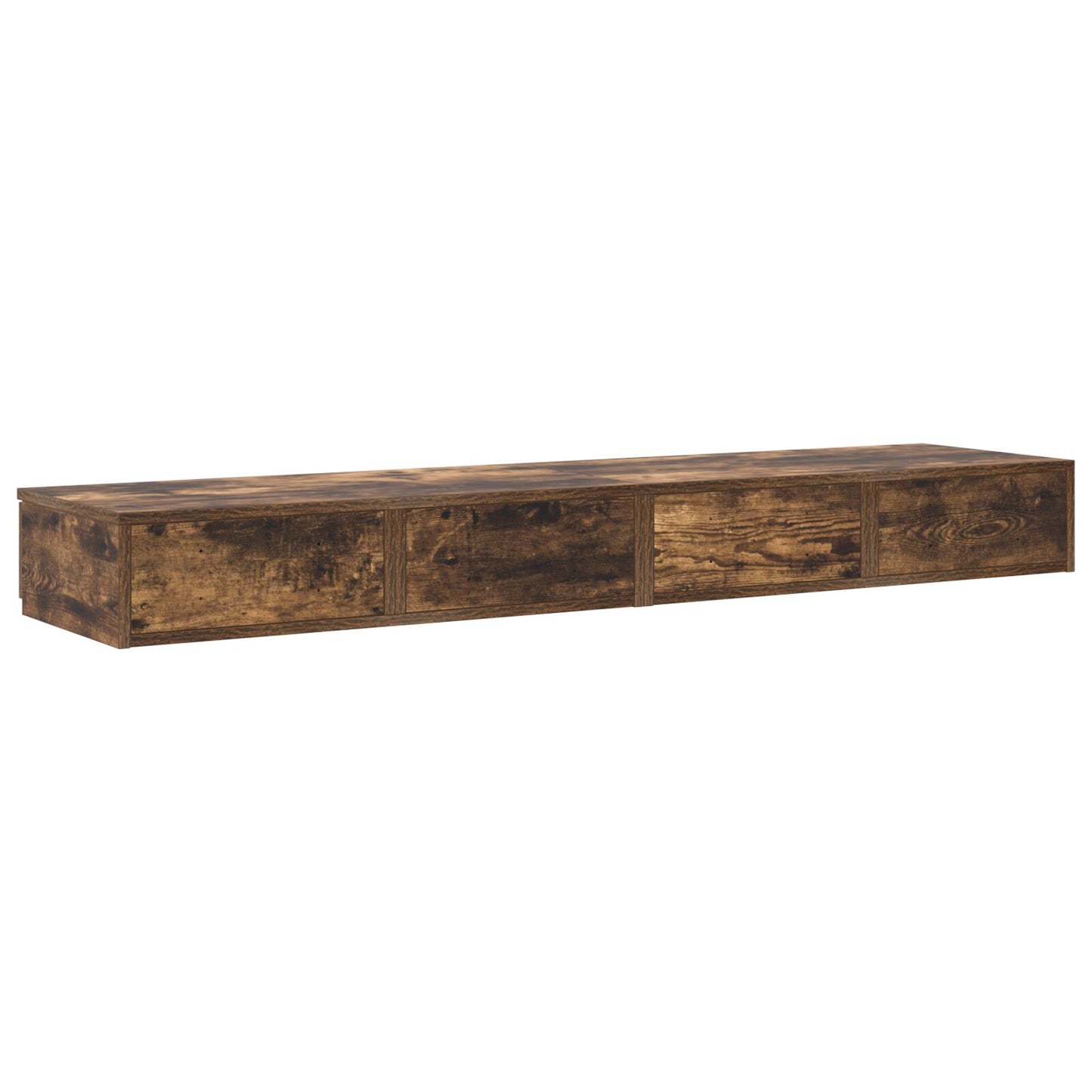 vidaXL Nachttisch Geräucherte Eiche Holzwerkstoff 160 x 36,5 x 16,5 cm