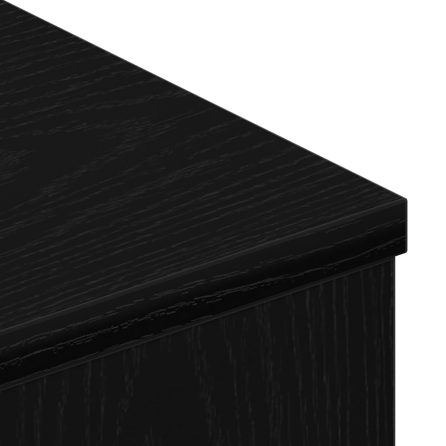 vidaXL TV-Schrank aus schwarzer Eiche, 80x34x30 cm, aus Holzwerkstoff