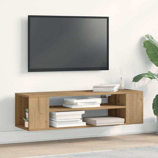 vidaXL Wand-TV-Schrank Artisan Eiche 100x30x26,5 cm Holzwerkstoff