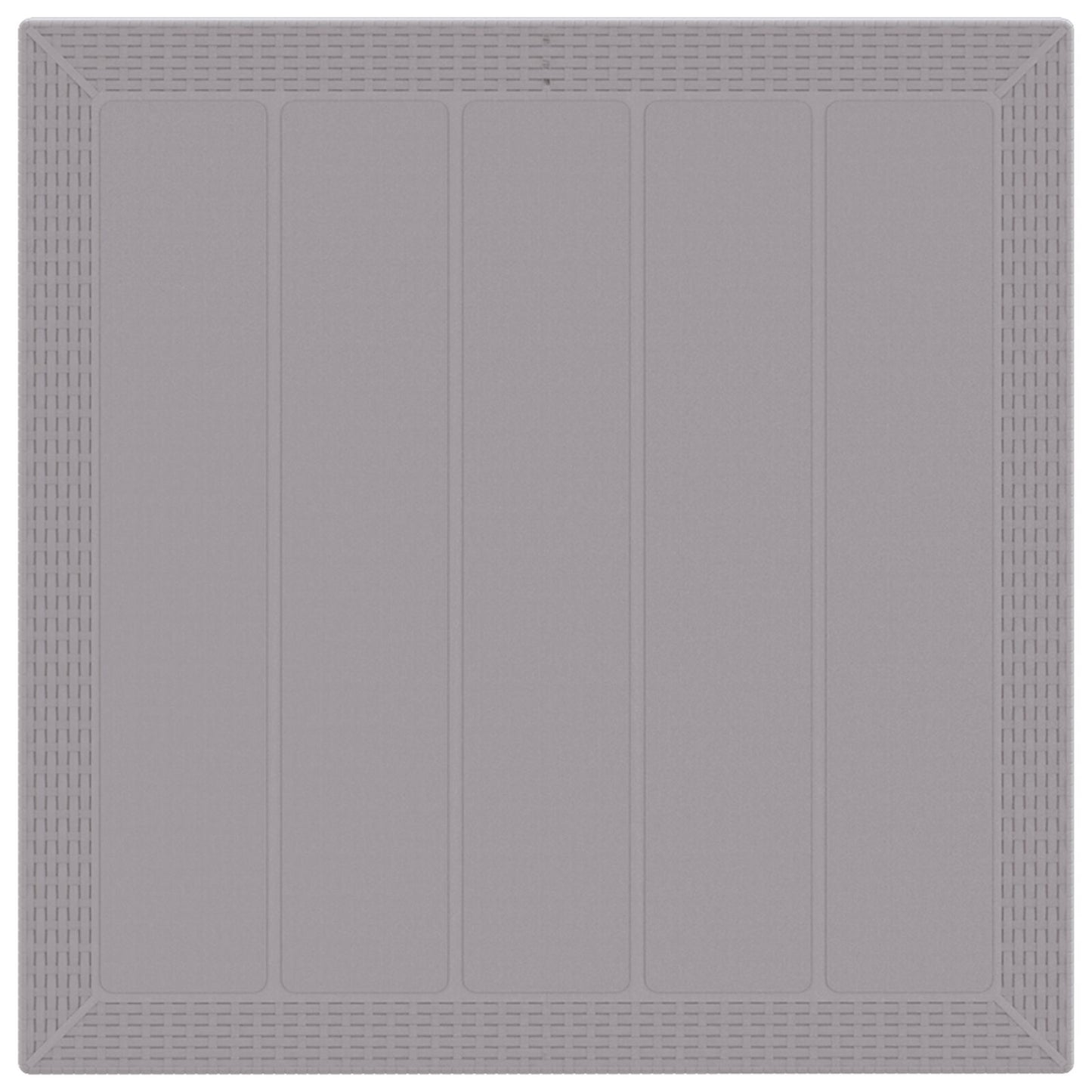 vidaXL 3-teiliges Garten-Esszimmer-Set mit Kissen – Hellgraues Poly-Rattan