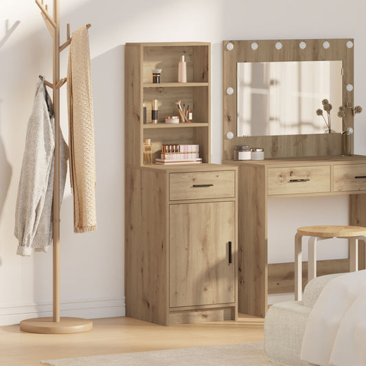 vidaXL Hoher Schrank Artisan Eiche 40x41x135 cm Spanplatte