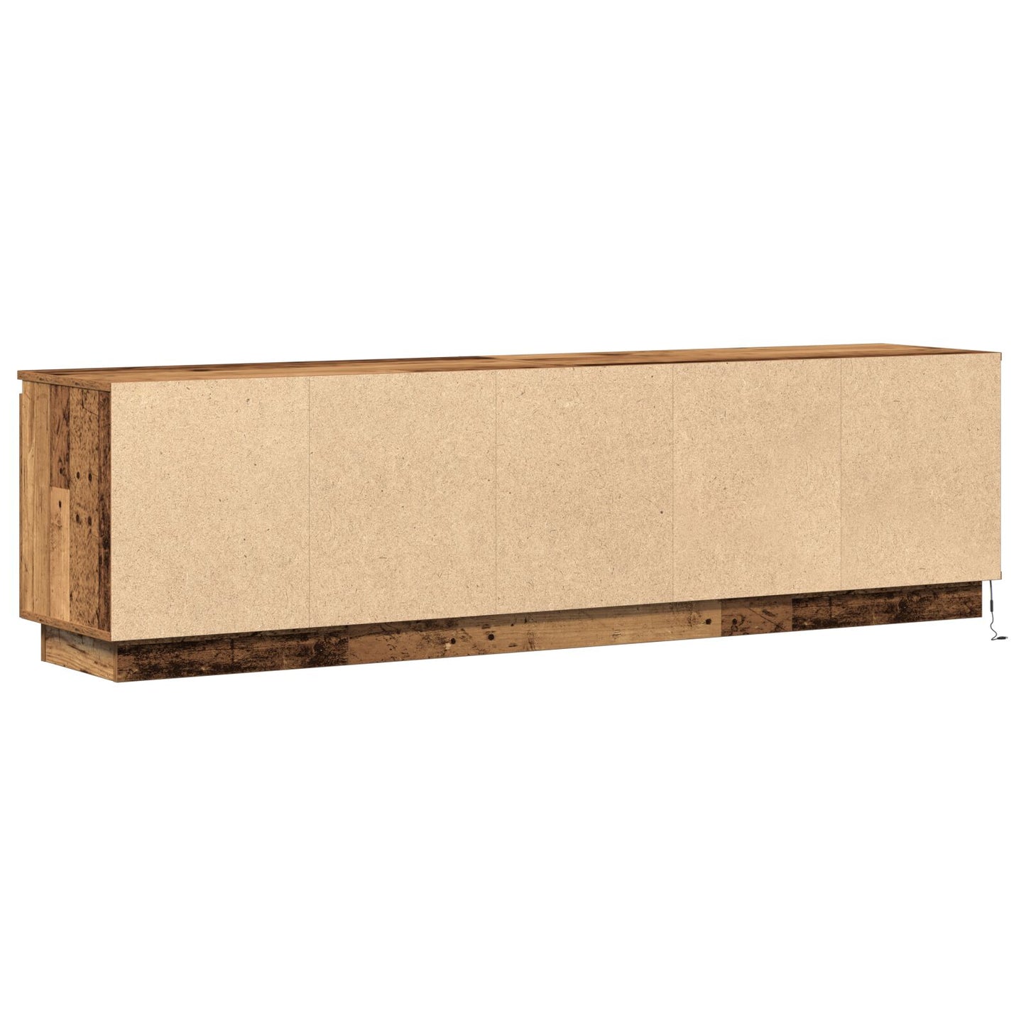 vidaXL TV-Schränke mit LED Altholz 180x38x49 cm Holzwerkstoff