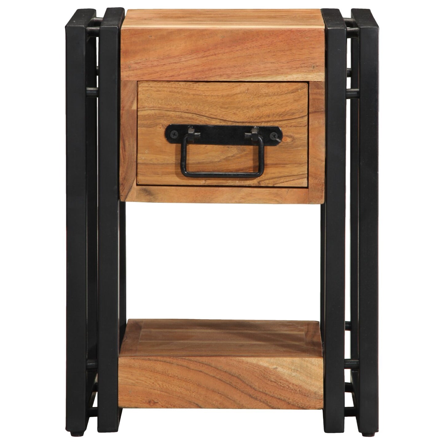 vidaXL Nachttische 2 Stück 30x30x40 cm Massivholz Akazie