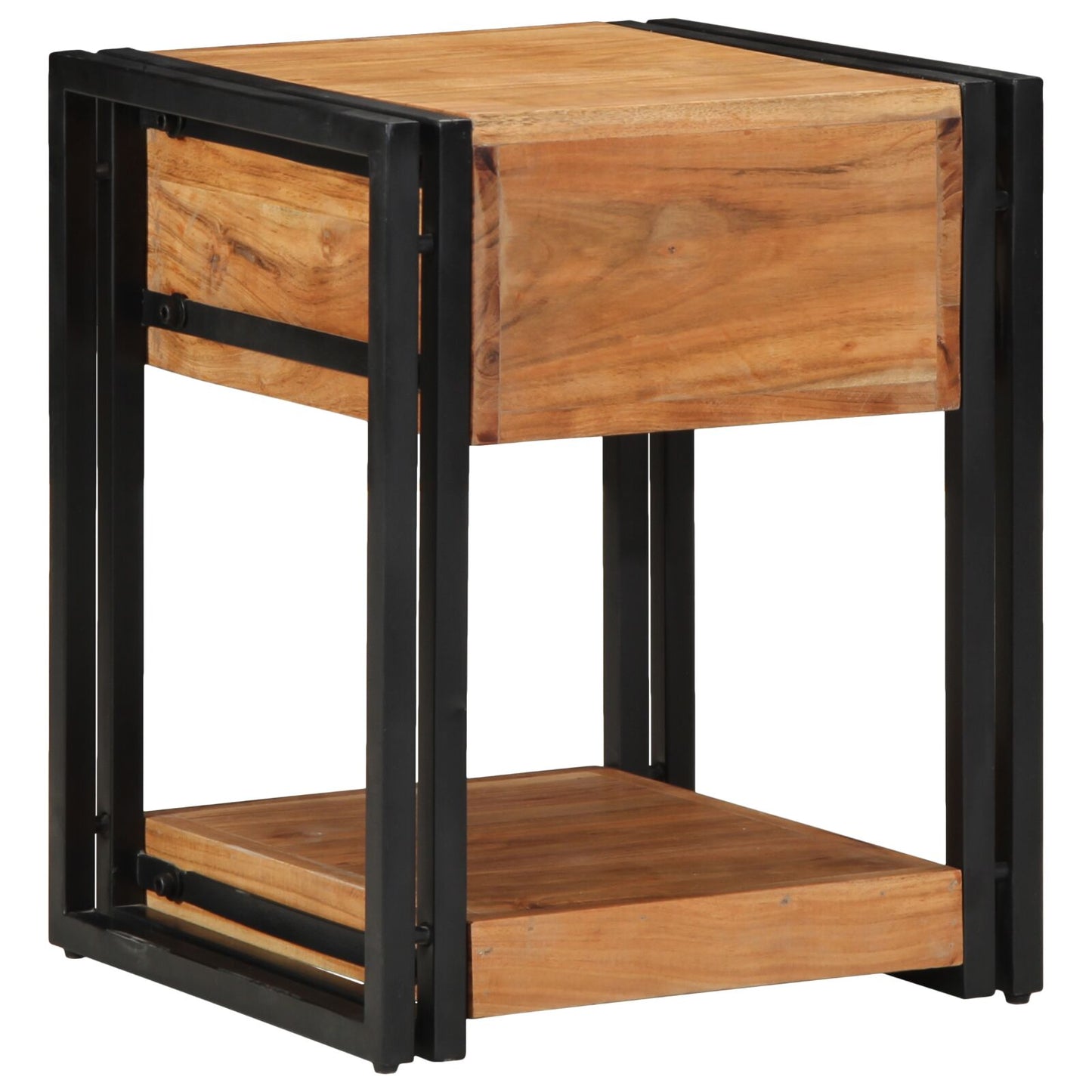 vidaXL Nachttisch 40x40x50 cm Massivholz Akazie