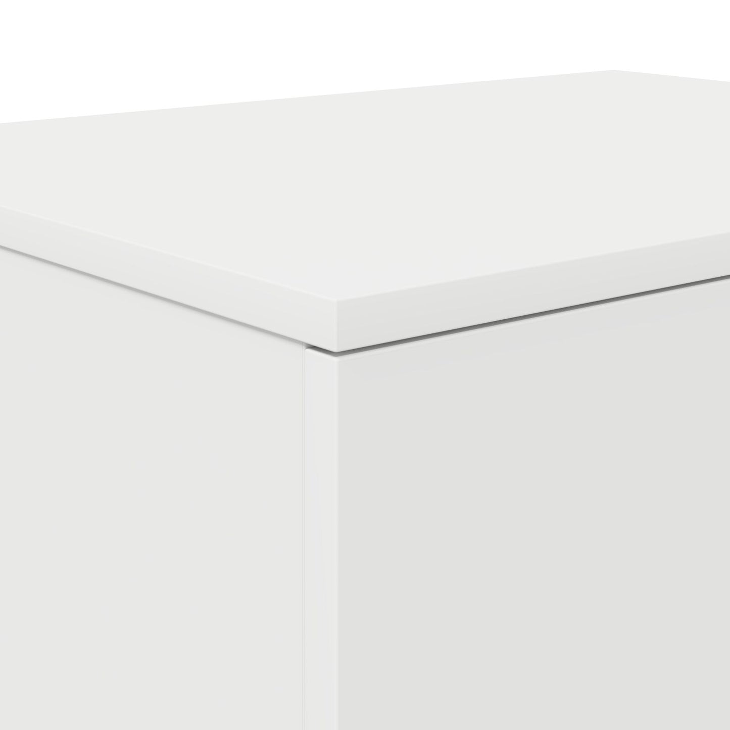 vidaXL Aufbewahrungsschrank Weiß 127x41x40 cm Ingenieurholz