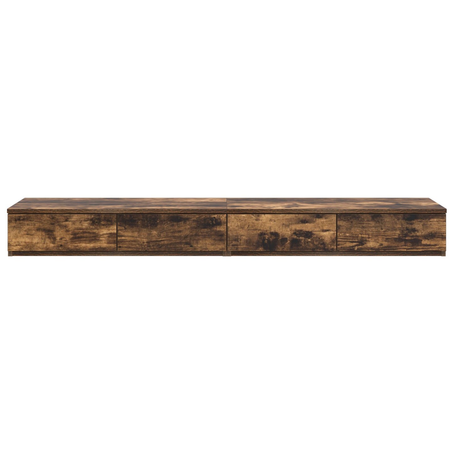 vidaXL Nachttisch Geräucherte Eiche Holzwerkstoff 160 x 36,5 x 16,5 cm