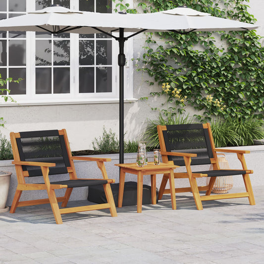 vidaXL Beistelltisch 45x45x40 cm Massivholz Akazie