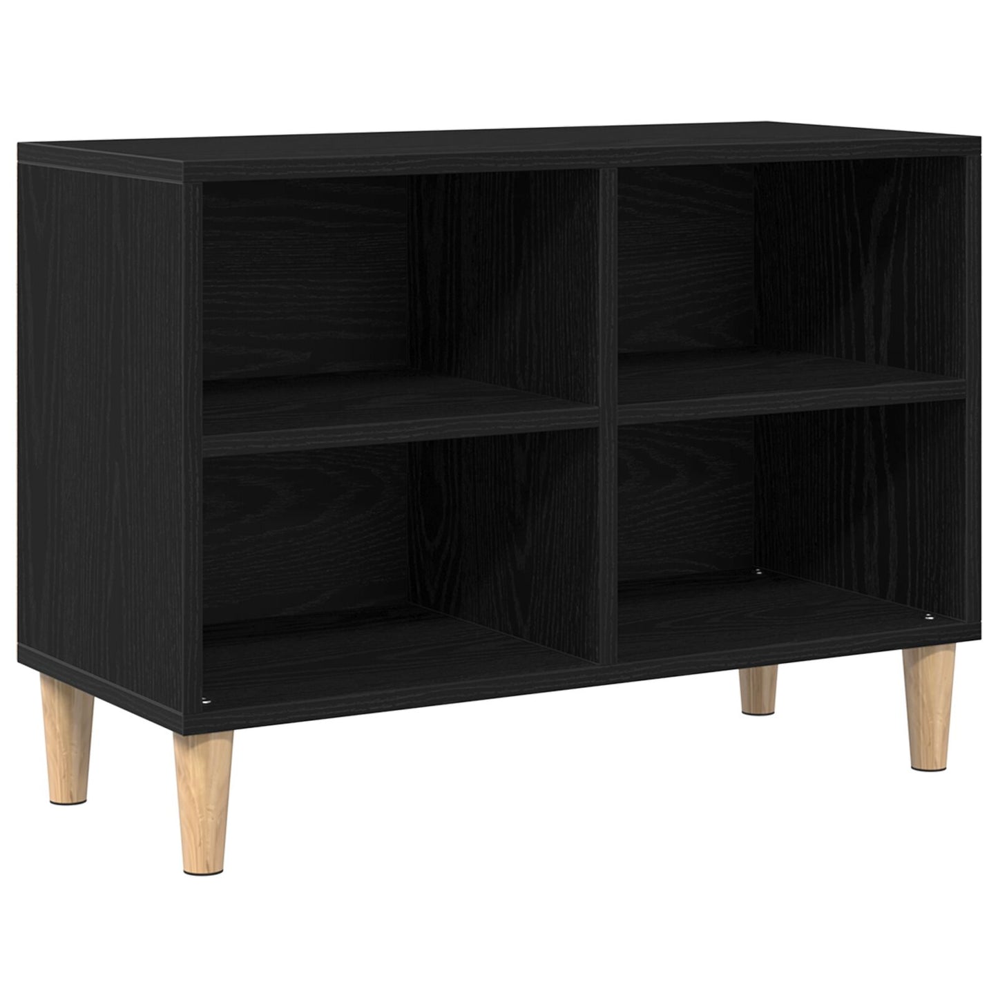 vidaXL TV-Schrank aus Schwarzer Eiche - 69,5x30x50 cm, aus Holzwerkstoff