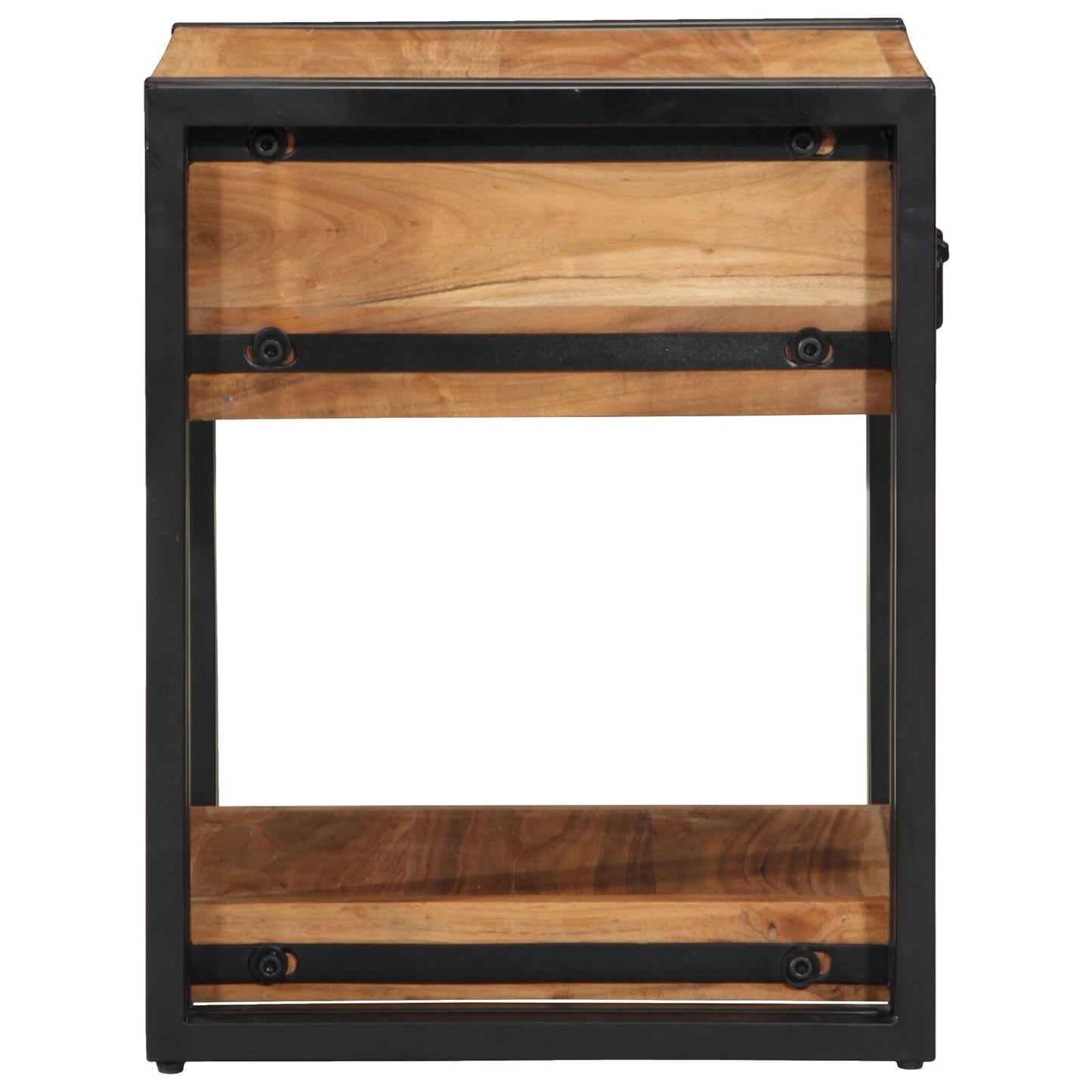 vidaXL Nachttisch 40x40x50 cm Massivholz Akazie