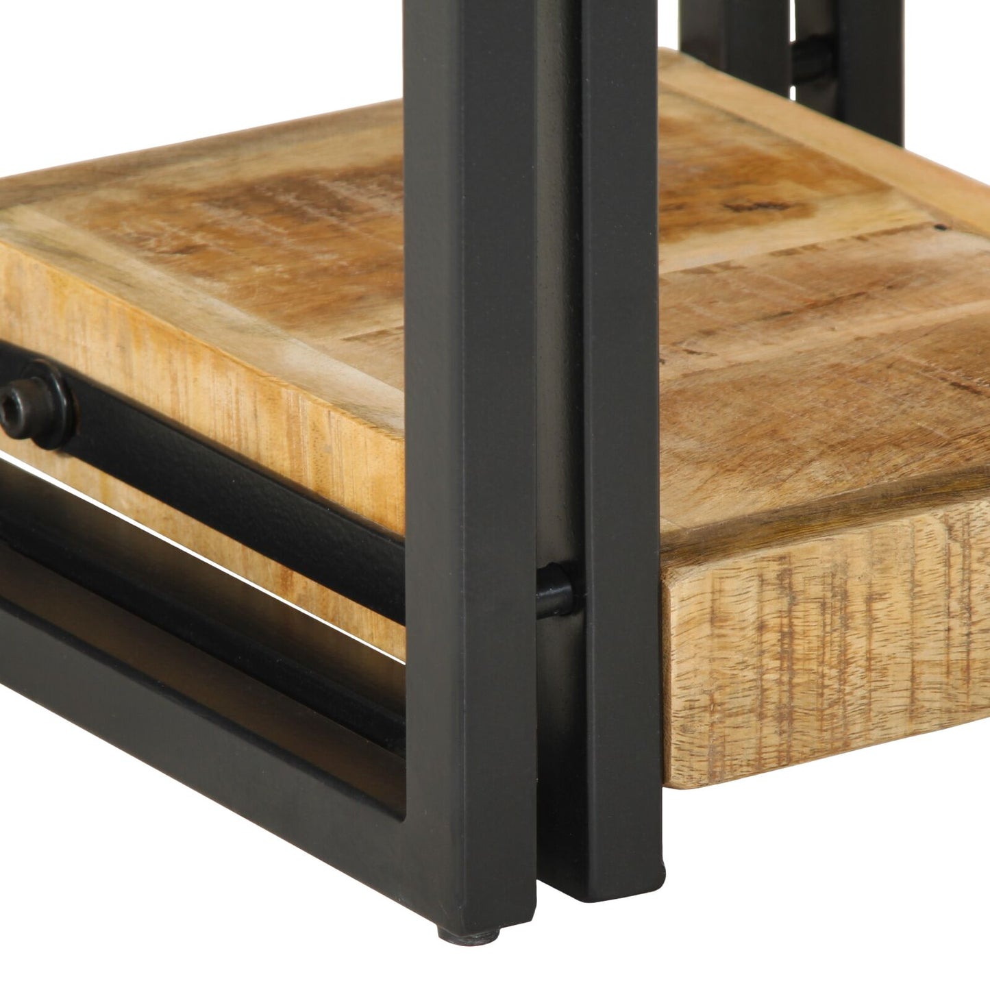 vidaXL Nachttisch 40x40x40 cm Massives Mangoholz