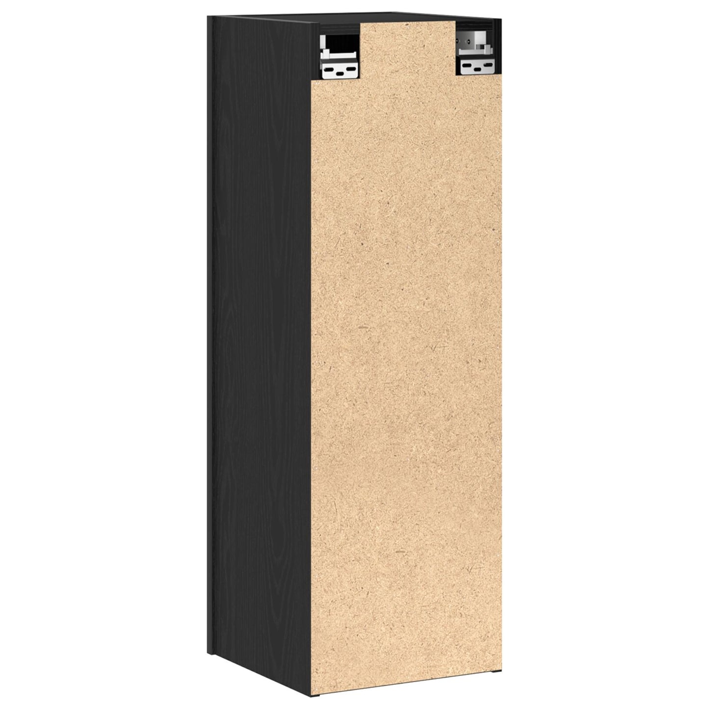 vidaXL Wand-TV-Schrank Schwarz Eiche 30,5x30x90 cm aus Holzwerkstoff